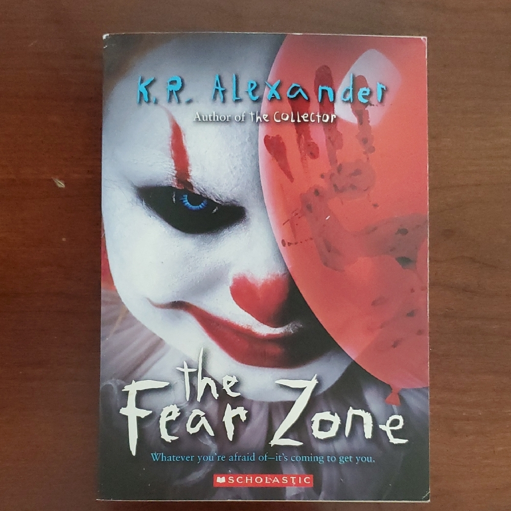 Scholastic The Fear Zone - Red and White Cover